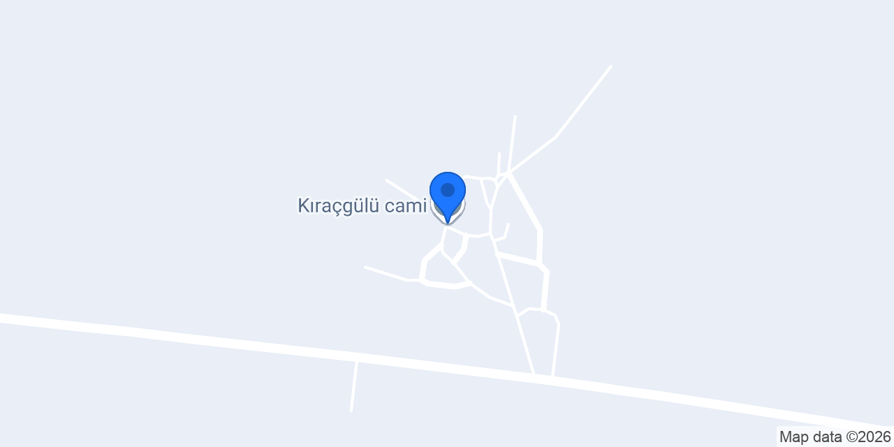 Kıraçgülü cami konumu
