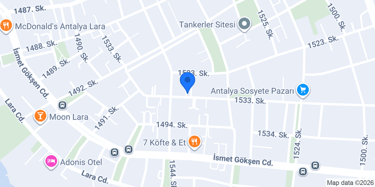 Yetgin Kozmetik konumu