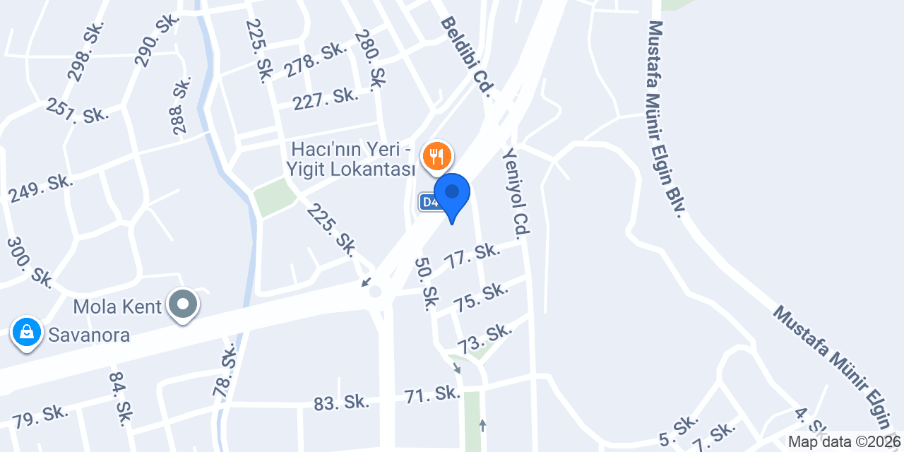 Kelebek Mobilya Marmaris konumu
