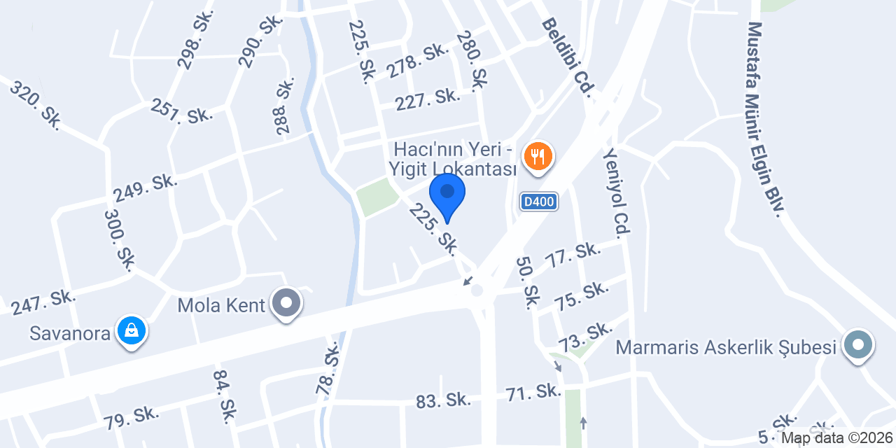 Prof. Dr. Haldun İplikçioğlu Diş Kliniği konumu