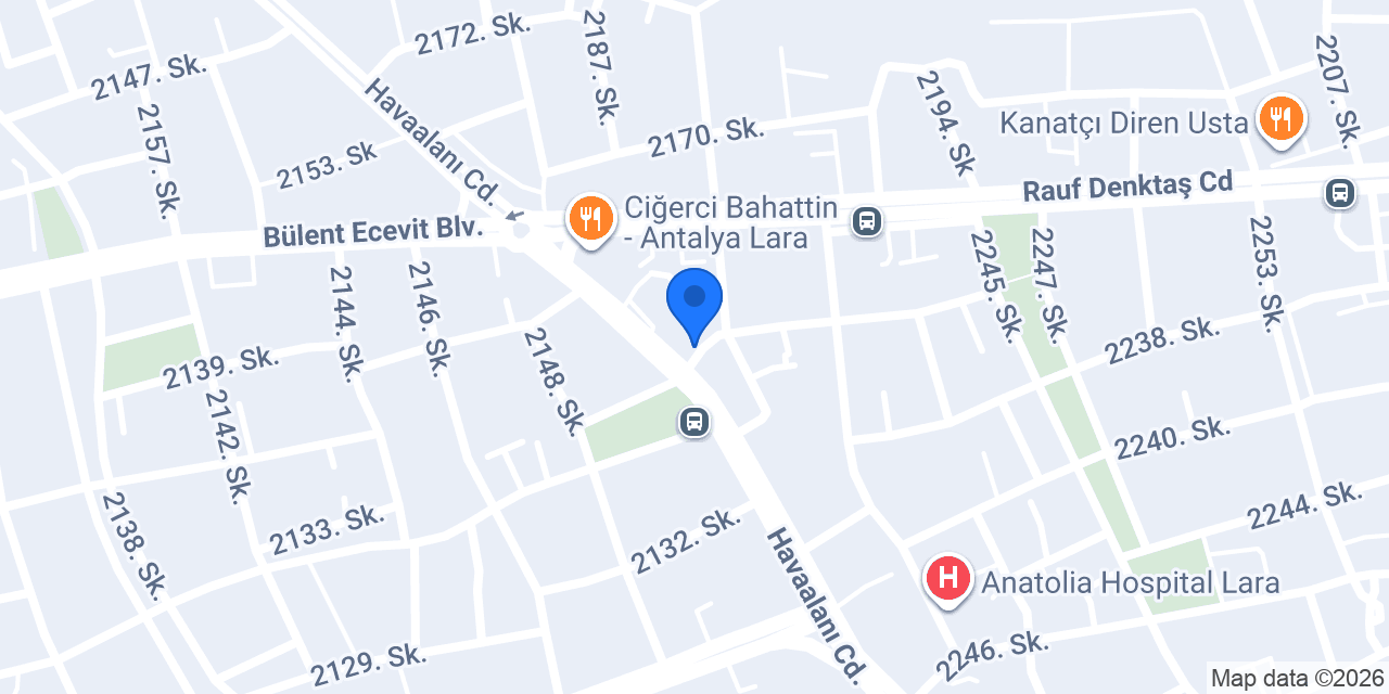 Göksel Tantuni Plus - Antalya (LARA) konumu