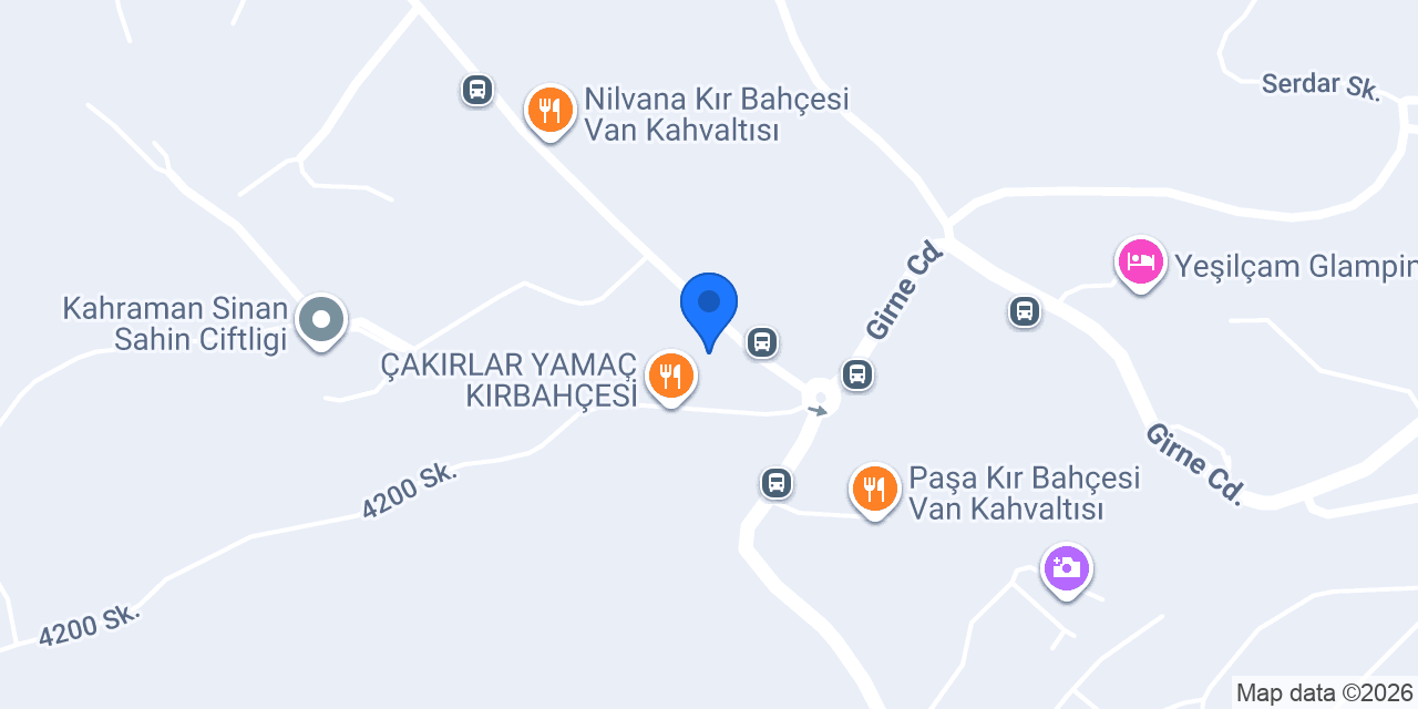 Sıla'nın kır bahçesi konumu