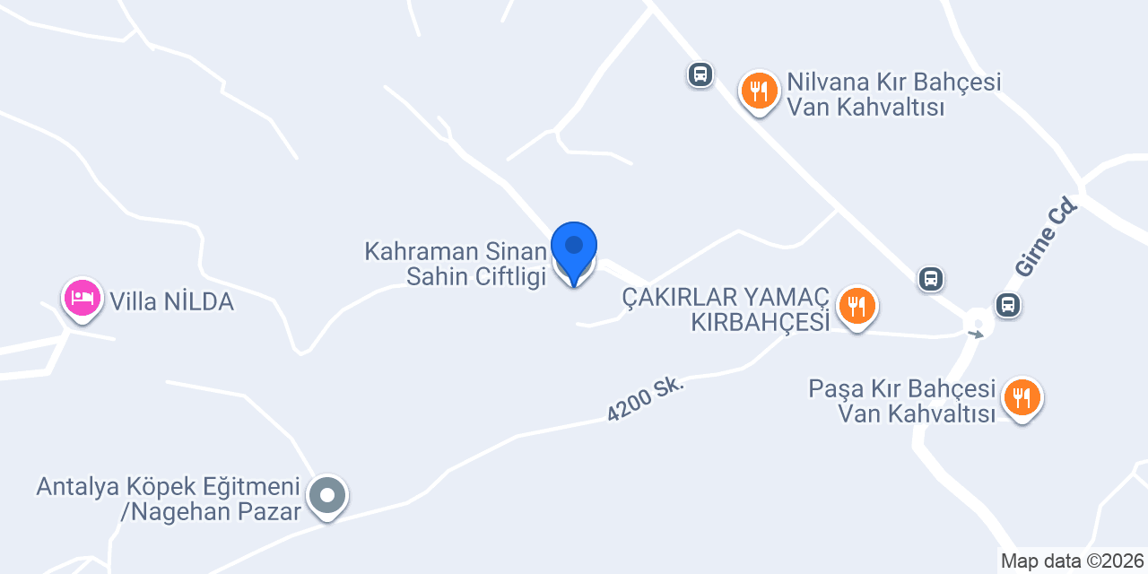 Kahraman Sinan Sahin Ciftligi konumu