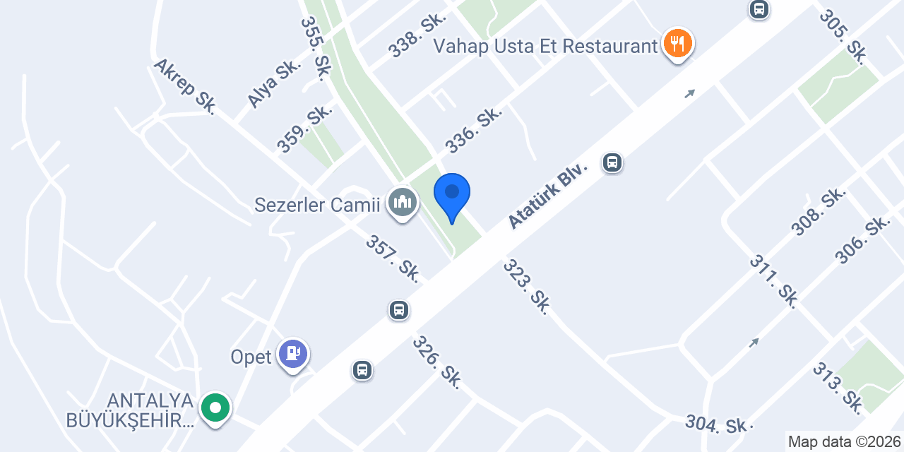 Güneş Atelier konumu
