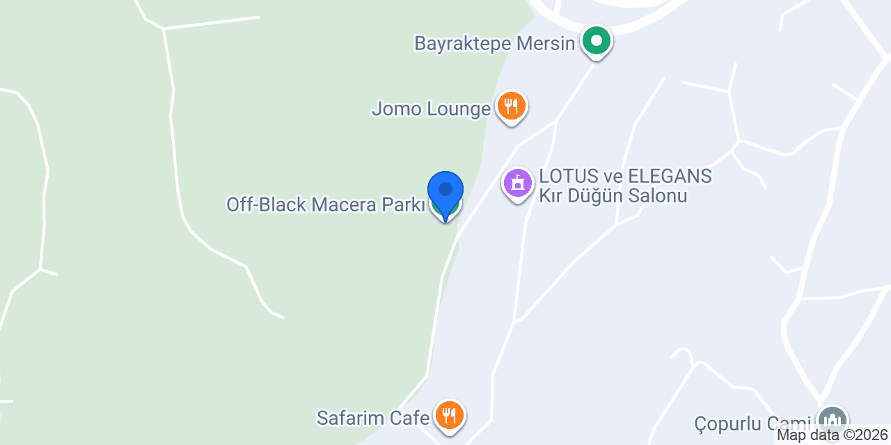 Off-Black Macera Parkı konumu