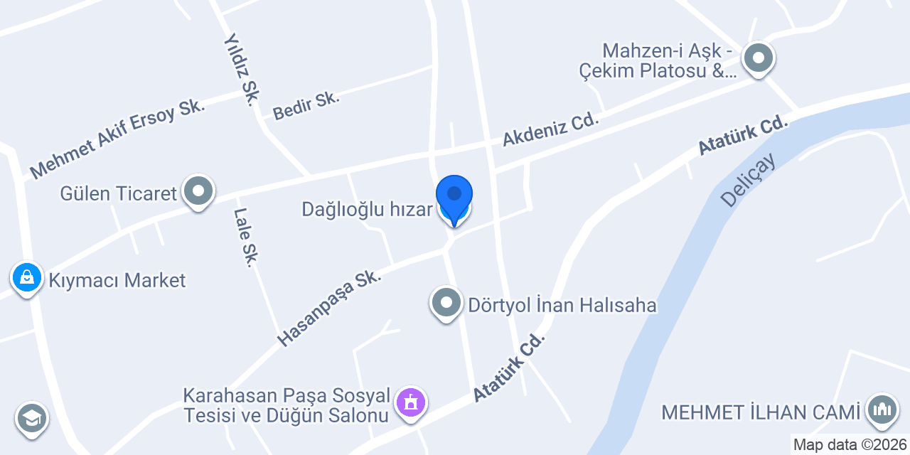 Dağlıoğlu hızar konumu