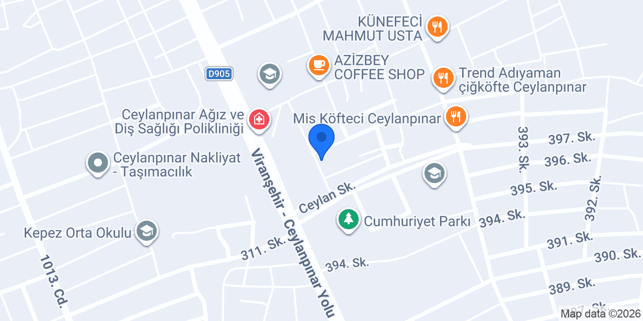 Kargo Sepetim Ceylanpınar konumu