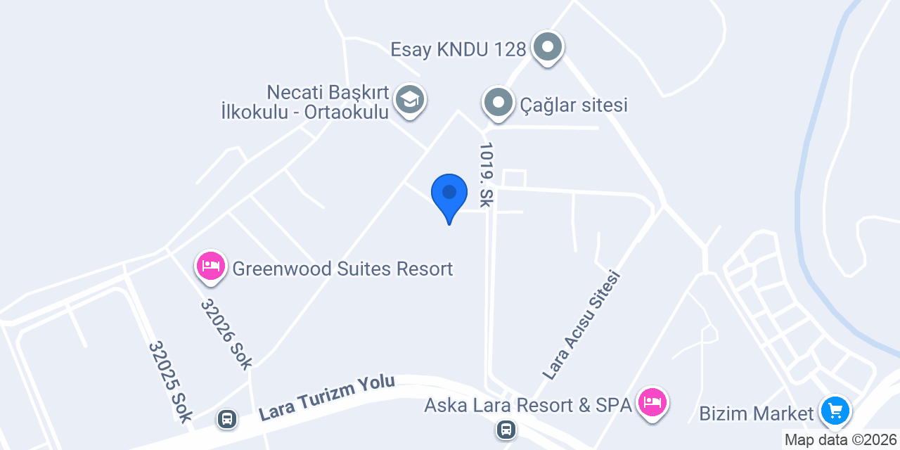 Lavia Hotels Lara konumu