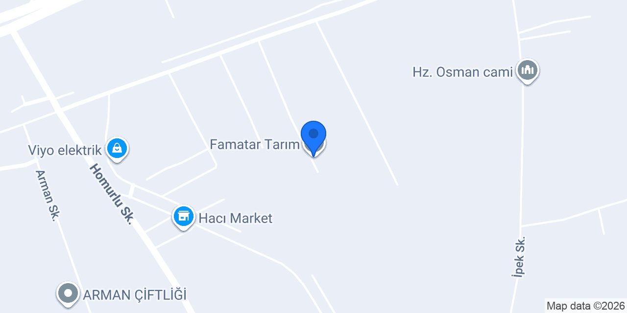 Famatar Tarım konumu