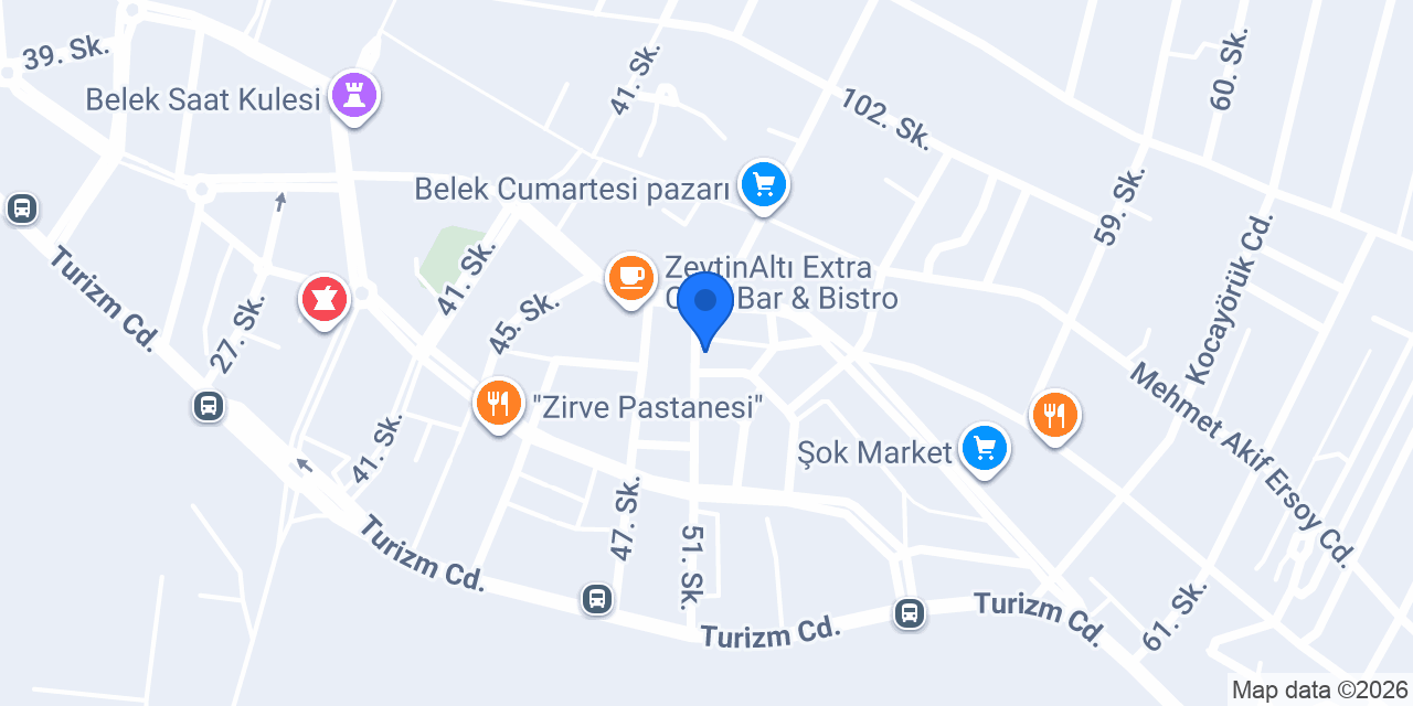Belek Pide&Lahmacun konumu