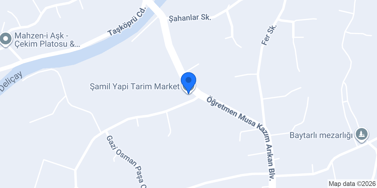 Şamil Yapi Tarim Market konumu
