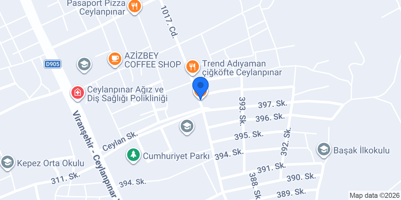 Mis Köfteci Ceylanpınar konumu