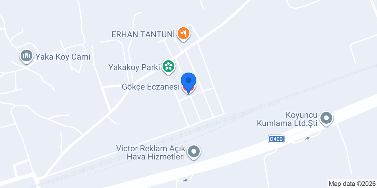 Gökçe Eczanesi konumu