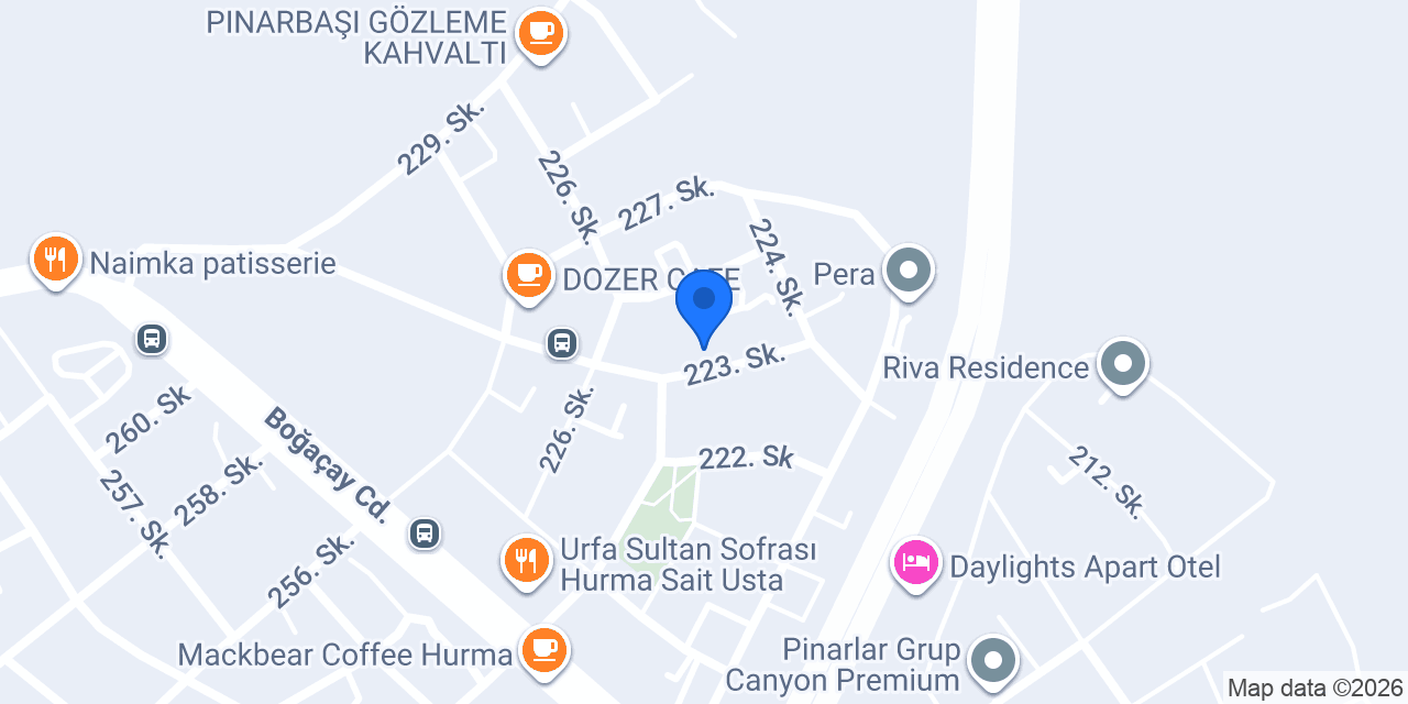 TANER APART HOTEL 4 konumu