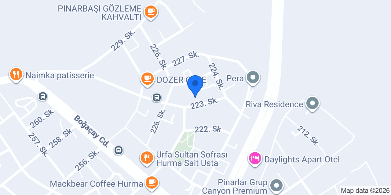 Antalya Berk Apart konumu