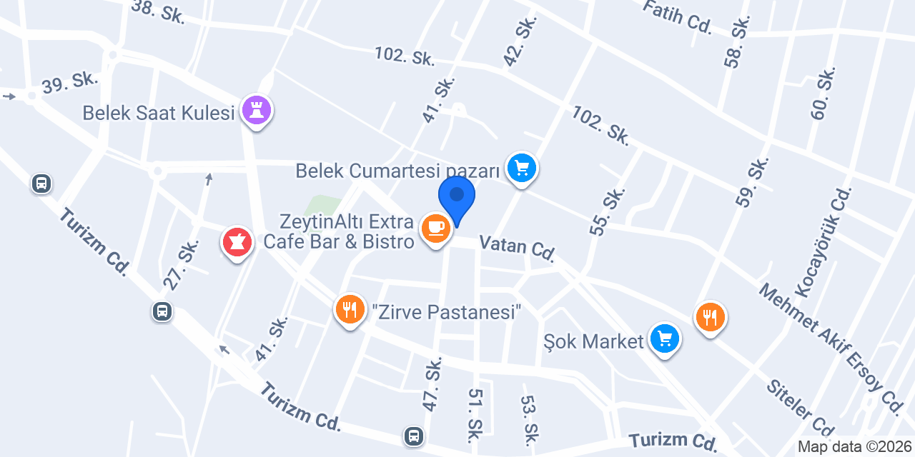 T Restaurant ET Döner konumu