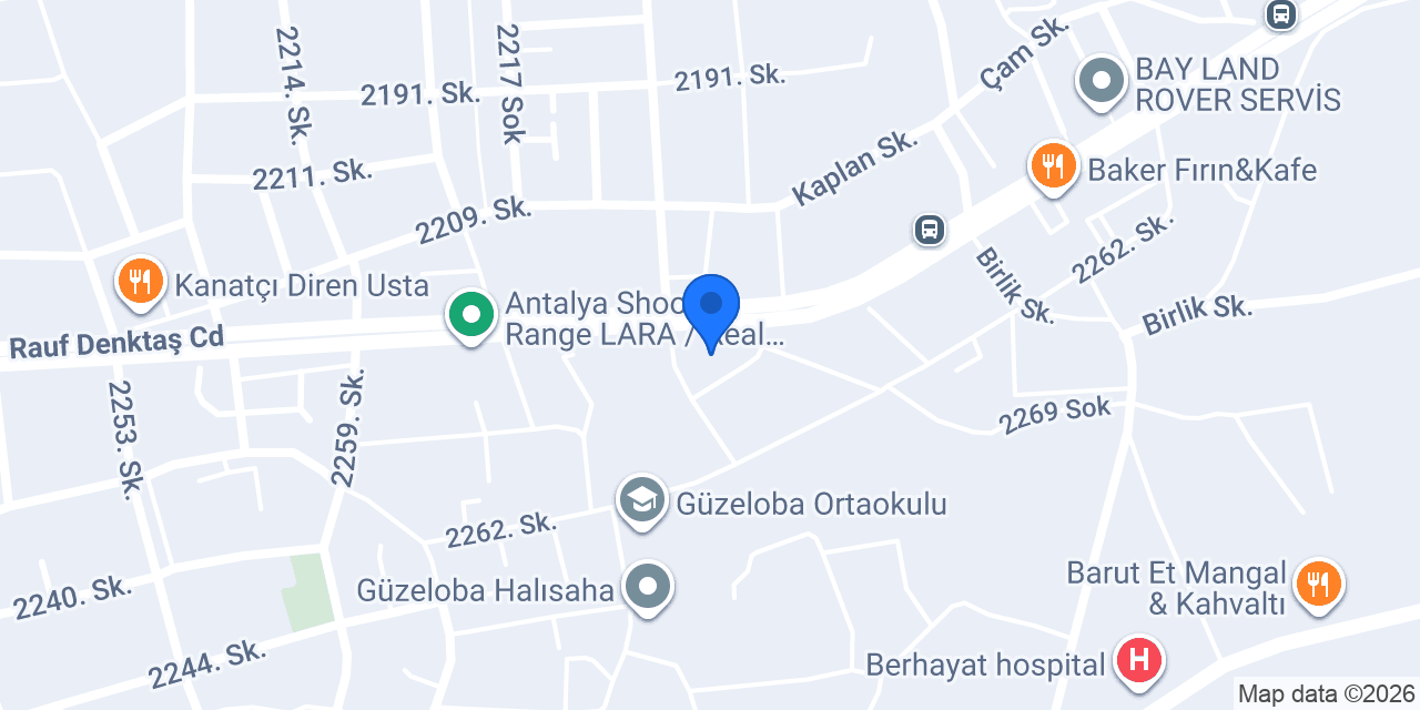 ANTALYA HAZIR OFİS konumu