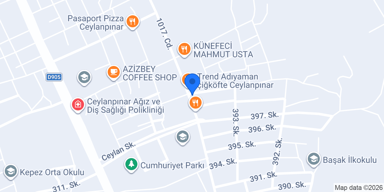 TERZİ ŞİYAR konumu