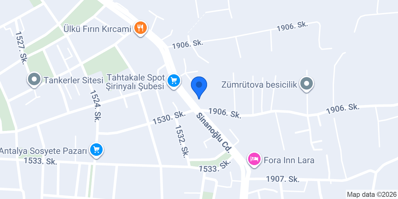 Akdeniz Çelik Kapı konumu