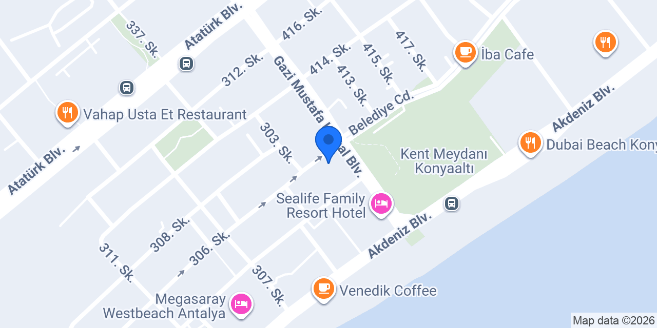 Smell Coffee Konyaaltı konumu