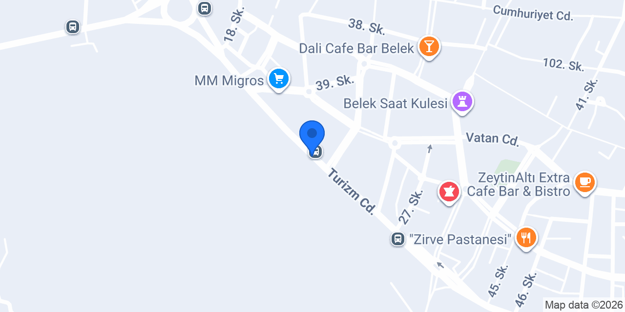 TAXİ ️ ️BELEK konumu