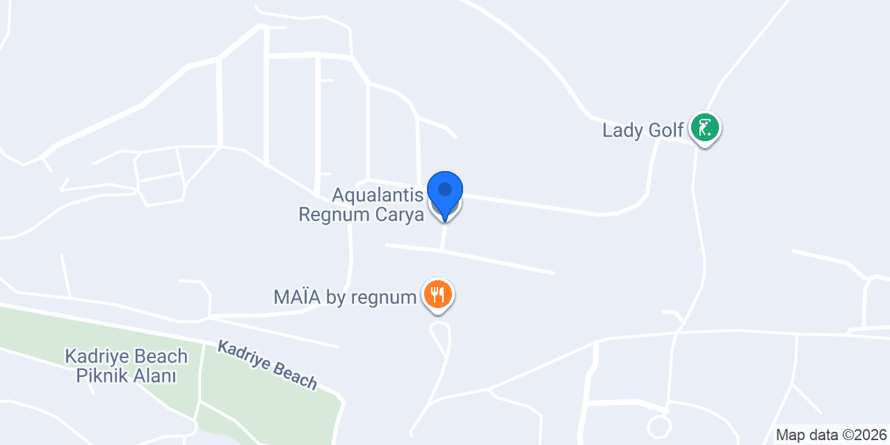 Aqualantis Regnum Carya konumu