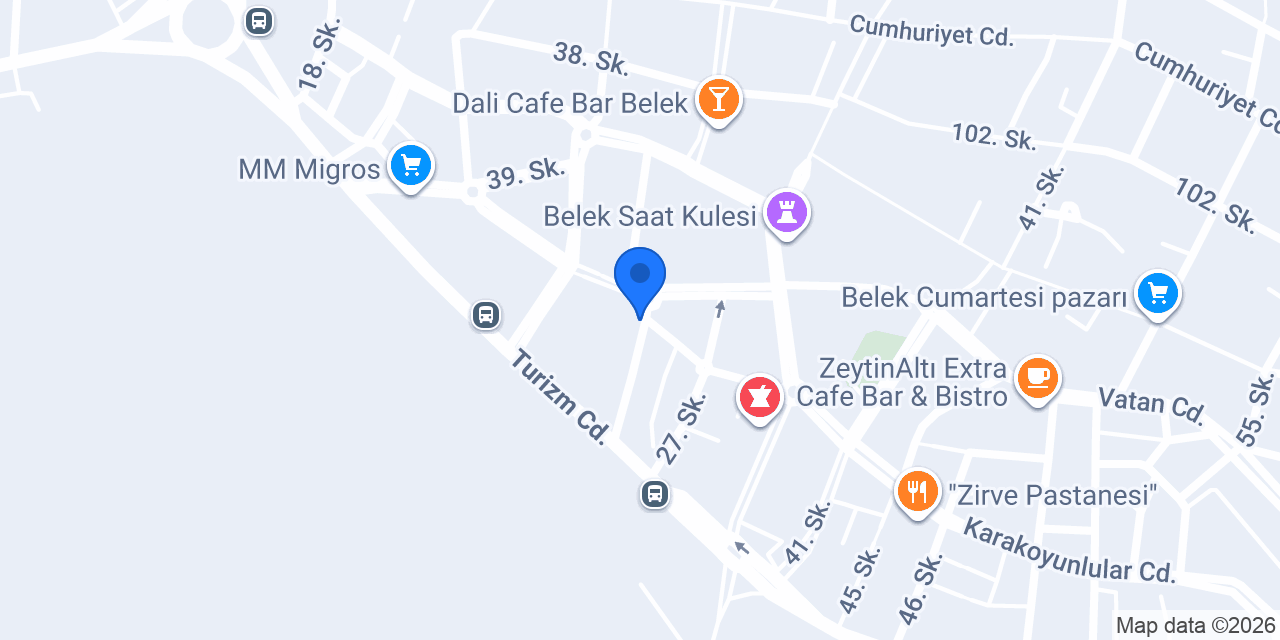 GİZEM KUAFÖR BELEK konumu