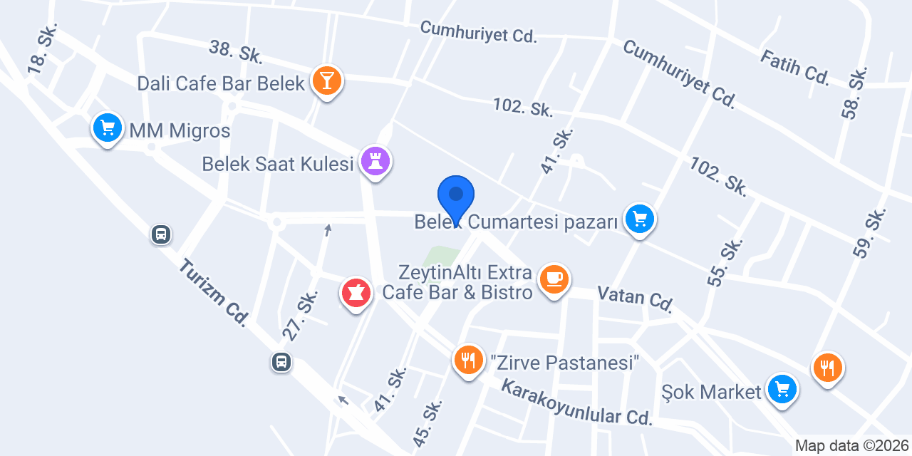 Ağıztadı Fast Food konumu