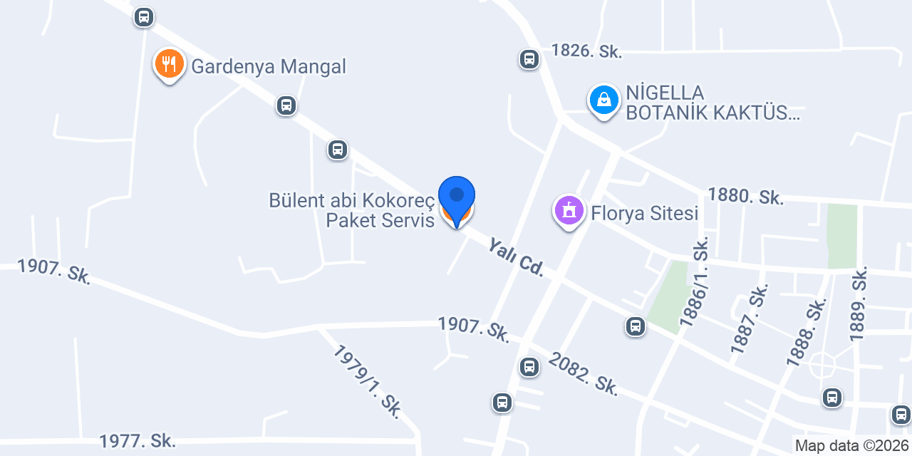 Bülent abi Kokoreç Paket Servis konumu