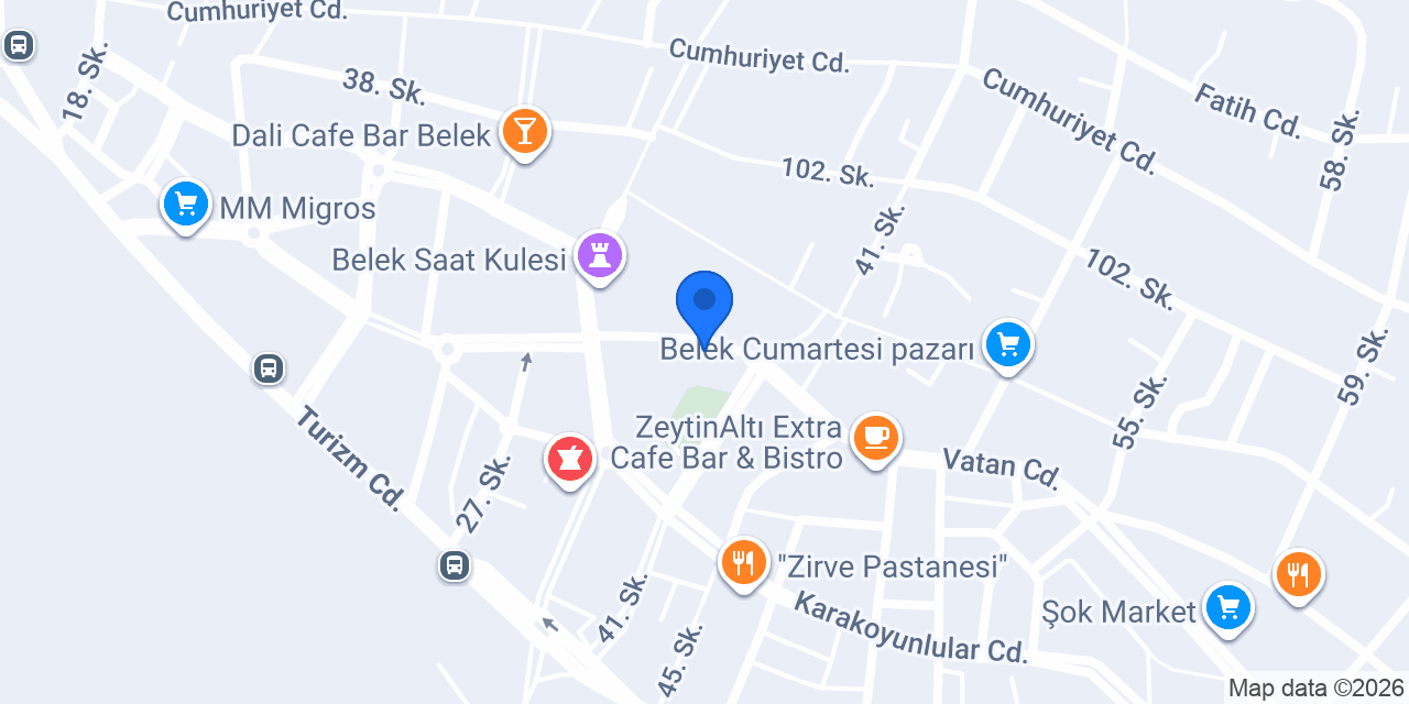 Belek Dilek Eczanesi (Pharmacy) konumu
