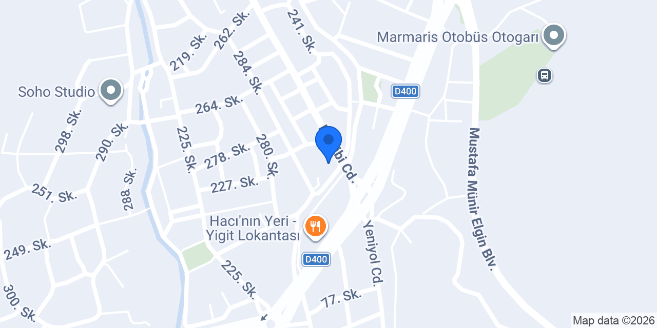 Marmaris Oto Ekspertiz konumu