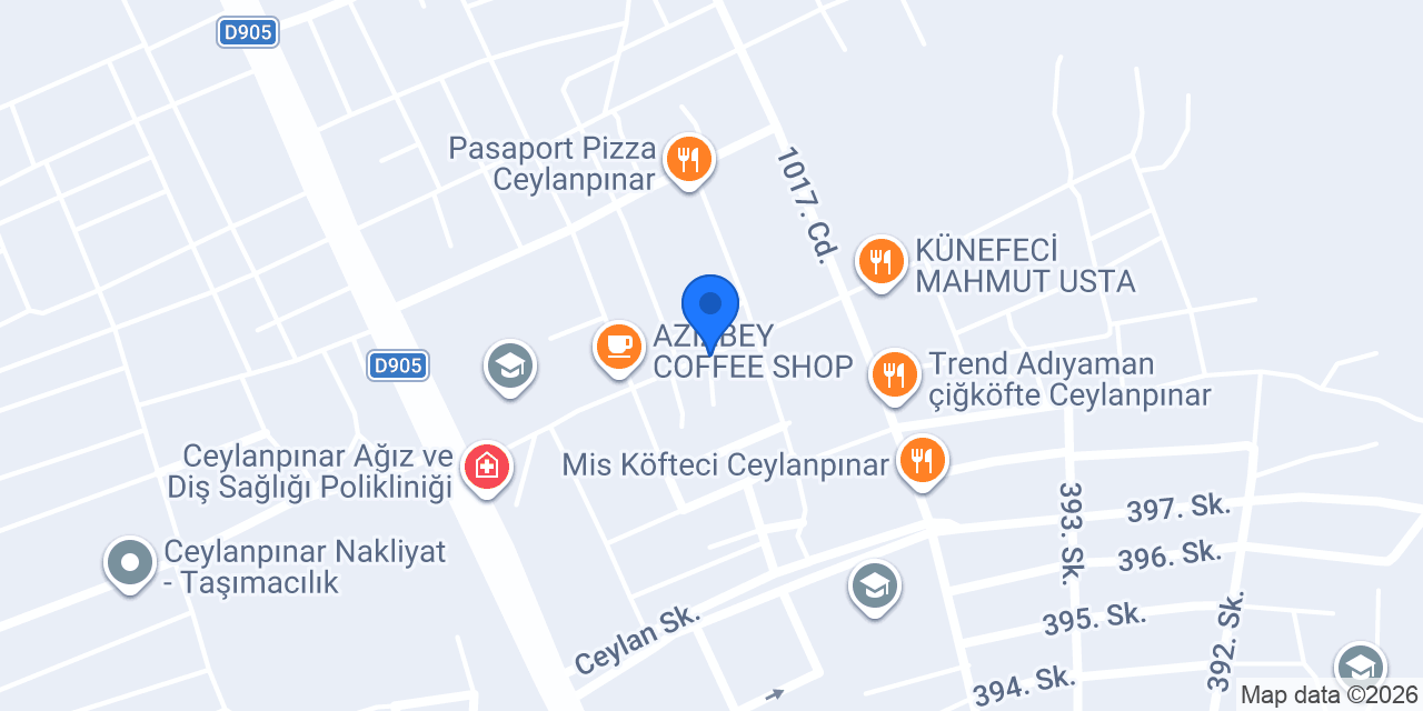 Antep Baklava konumu