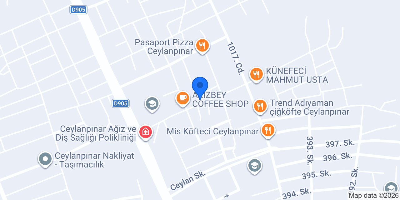 JOY DÖNER CEYLANPİNAR konumu