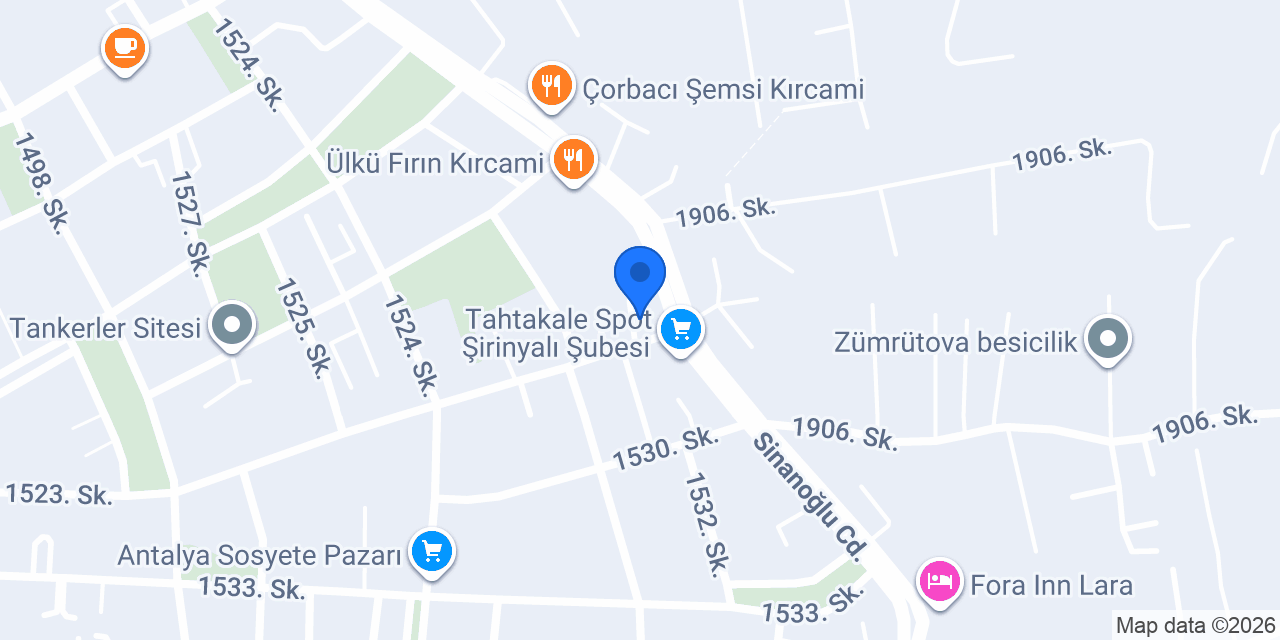 mobilya teknik servis(Akademi mobilya) konumu