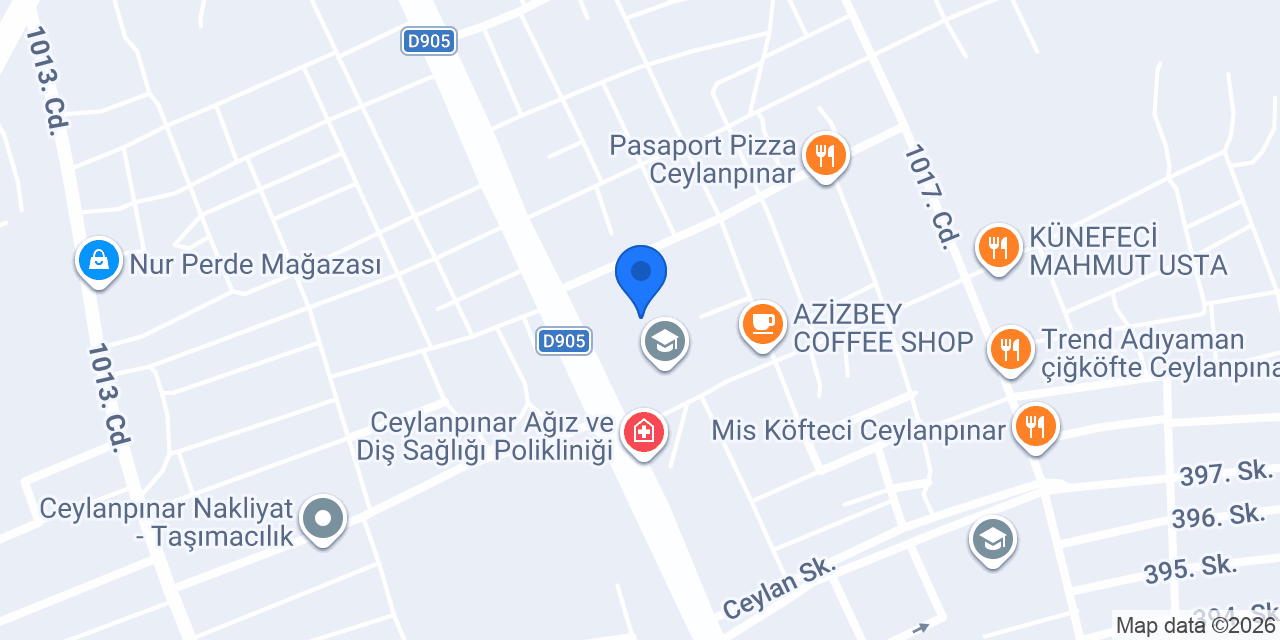 CEYLANPINAR TAKSİCİ konumu