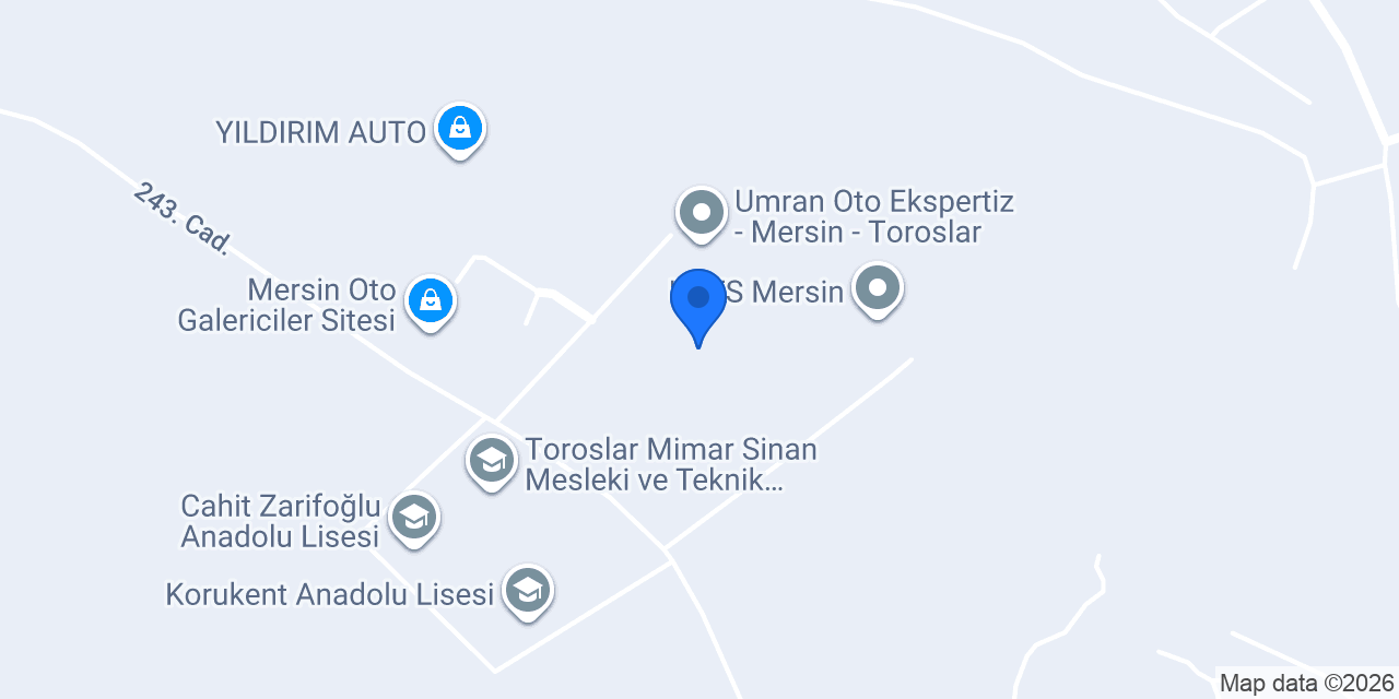 DEV OTOMOTİV konumu