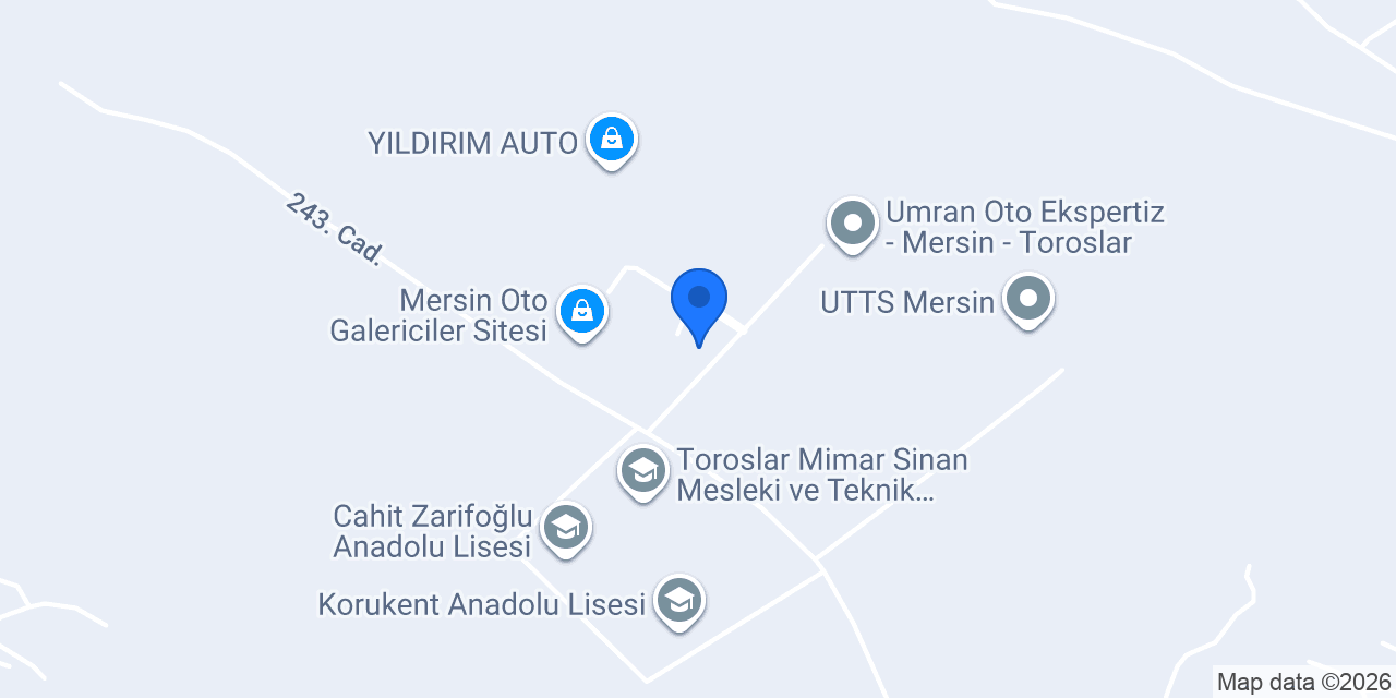 Kılıç Otomotiv konumu