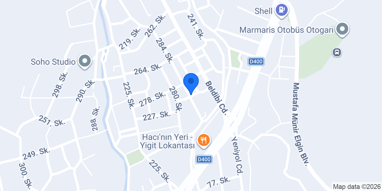 Ferdi Auto 48 Marmaris konumu
