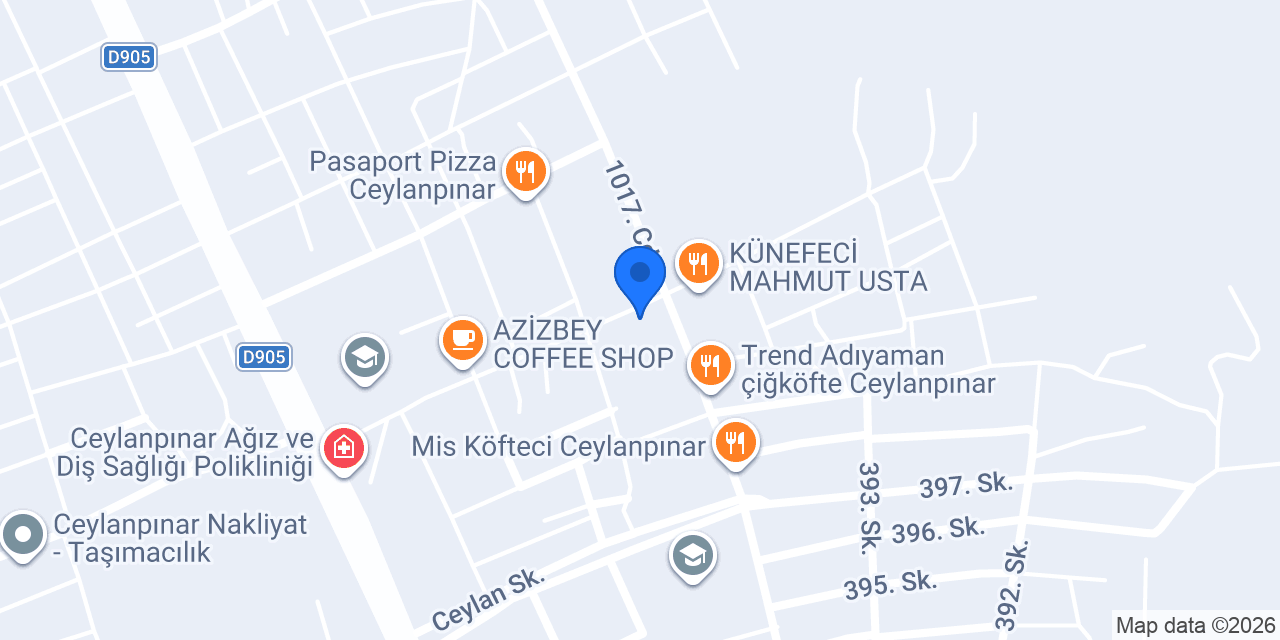 Viola coffee dessert Ceylanpınar konumu