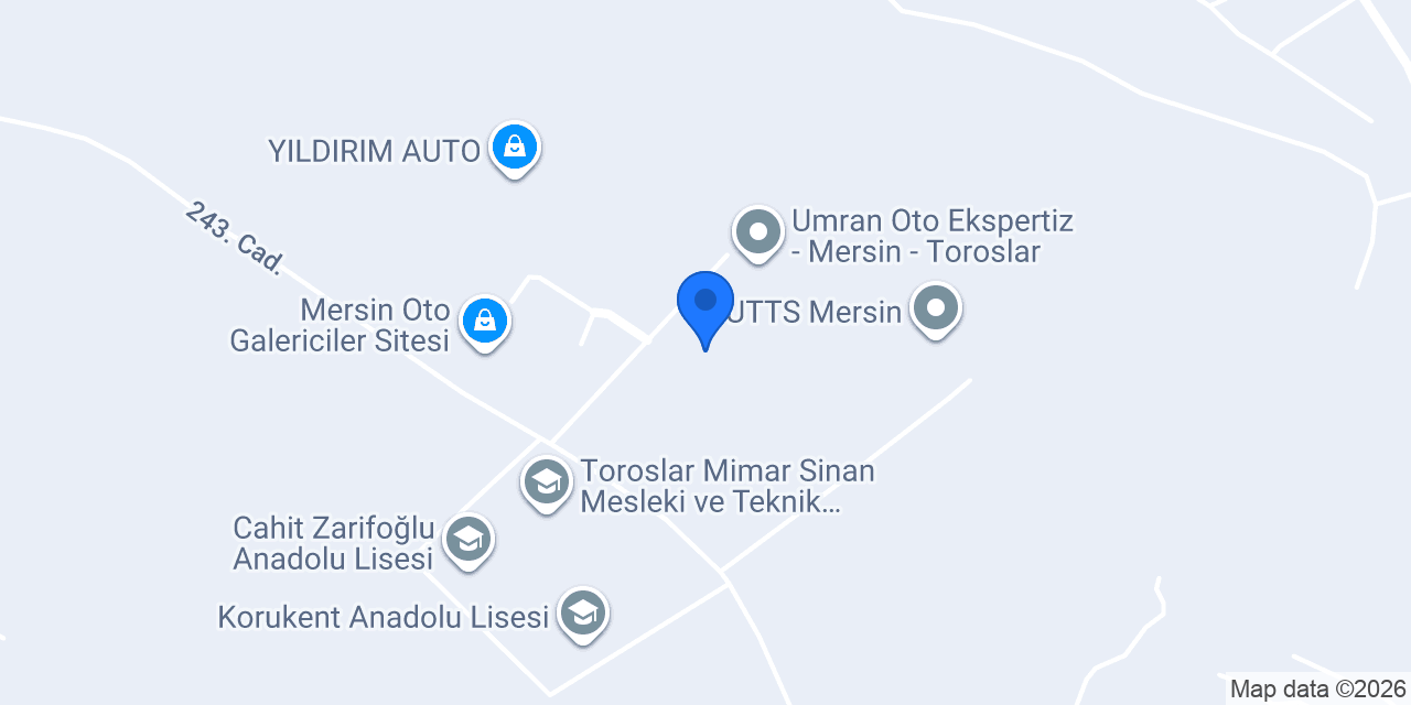 SİNAN AUTO MERSİN konumu