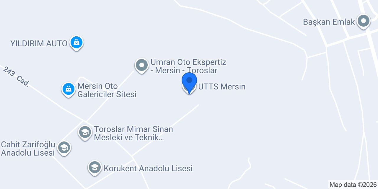 UTTS Mersin konumu