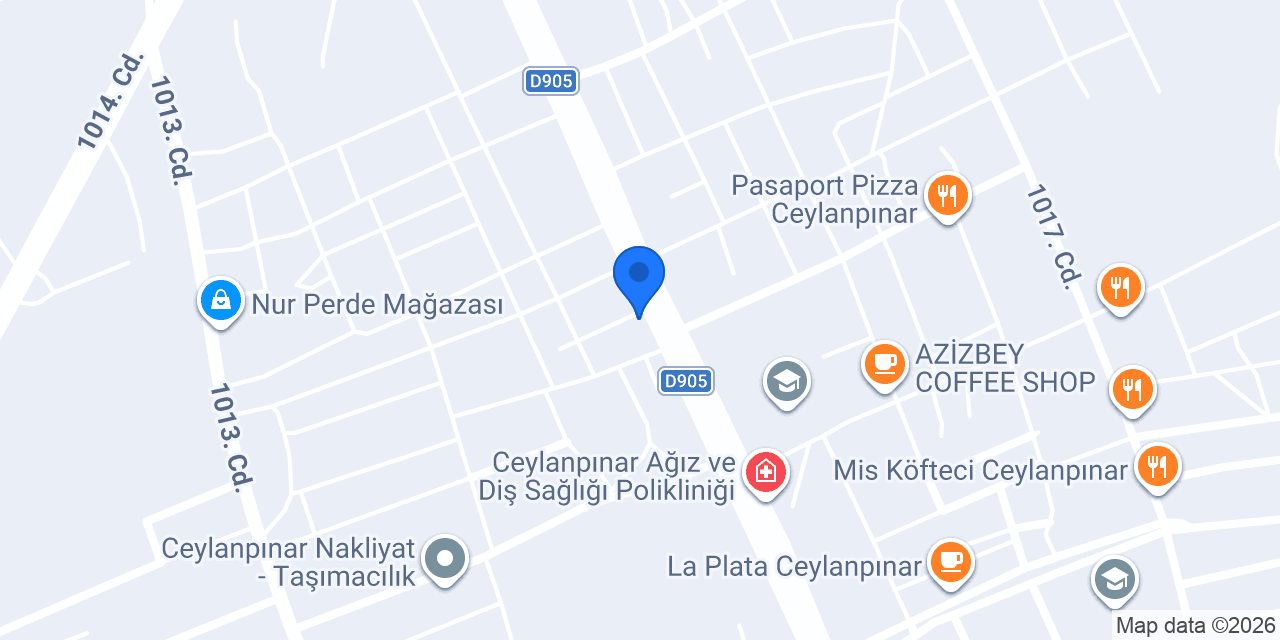 CEYLANPINAR ŞENGÜL EMLAK VE OTO konumu