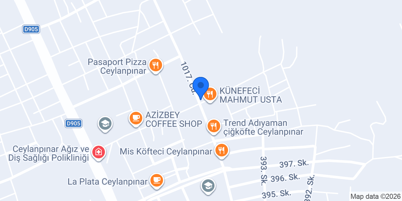 zurna döner şanlıurfa ceylanpinar konumu