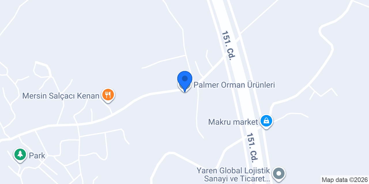 Palmer Orman Ürünleri konumu