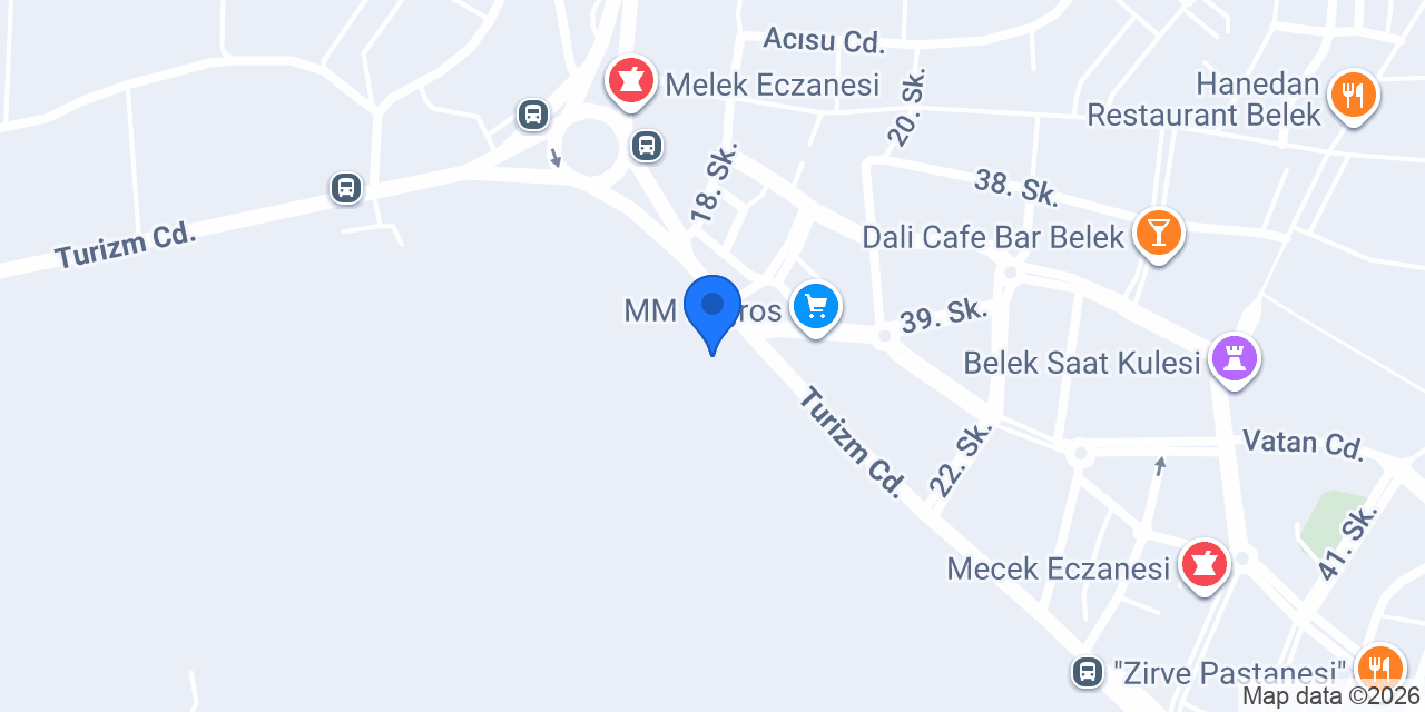 Domino's Pizza Belek konumu