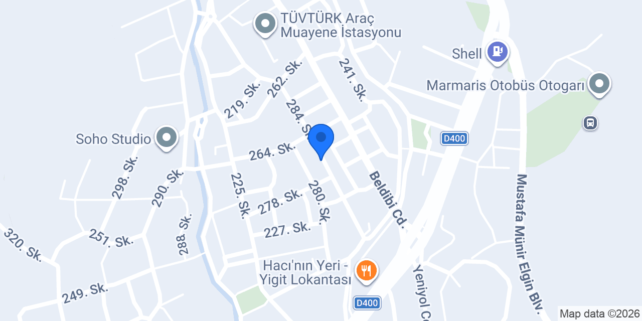 Tenekeci Enver Usta konumu