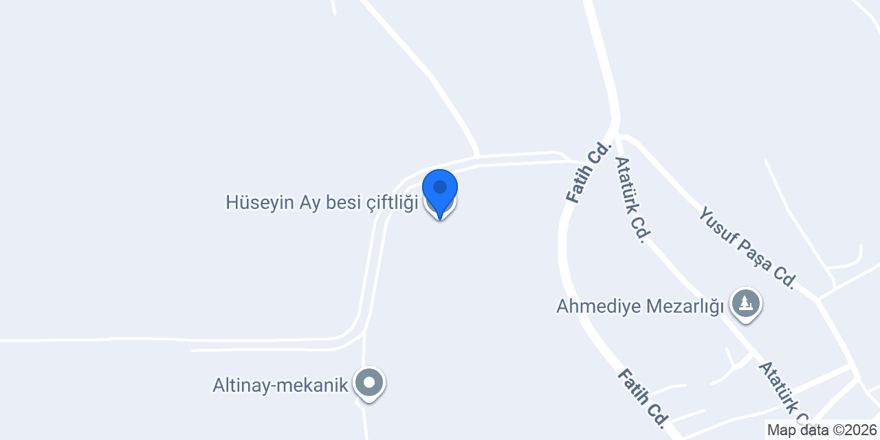 Hüseyin Ay besi çiftliği konumu