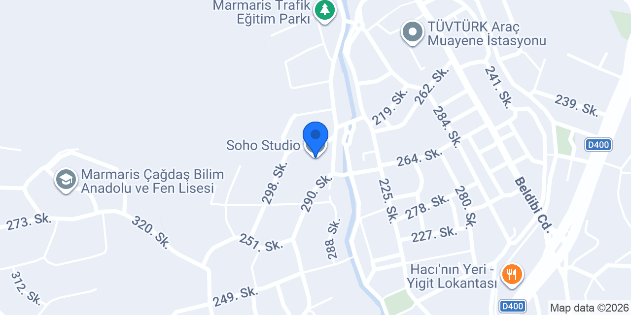 Soho Studio konumu