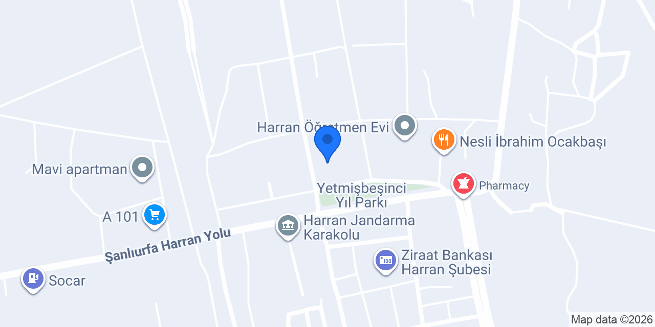 Harran İlçe Milli Eğitim Müdürlüğü konumu