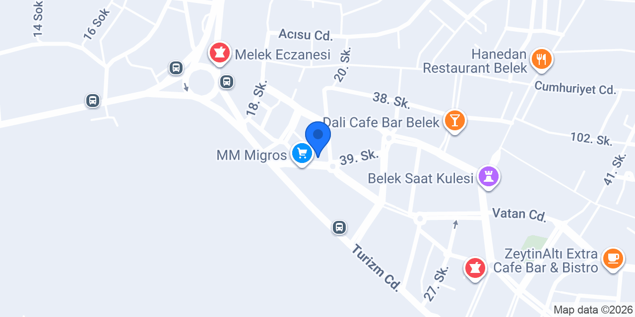 DHL eCommerce - Belek Şubesi konumu